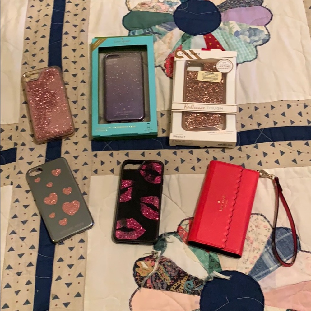 Multiple IPhone 7 cases-2 Kate Spade Cases